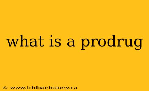 what is a prodrug