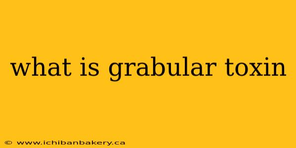what is grabular toxin