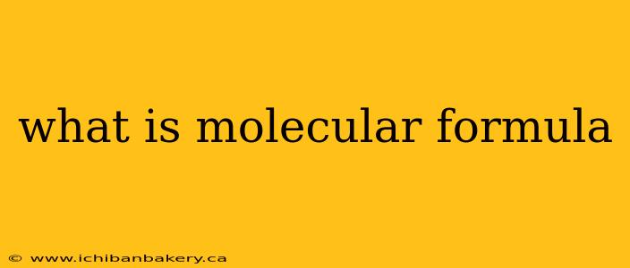 what is molecular formula