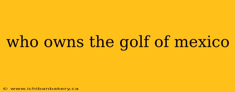 who owns the golf of mexico