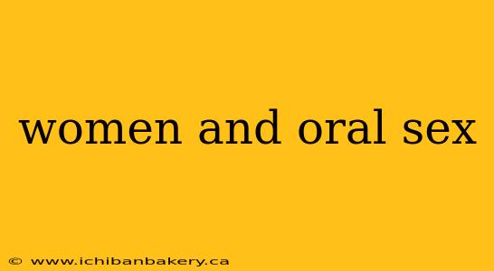 women and oral sex