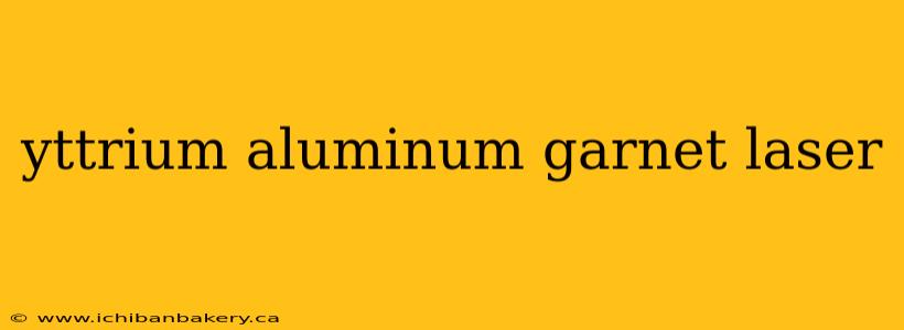 yttrium aluminum garnet laser